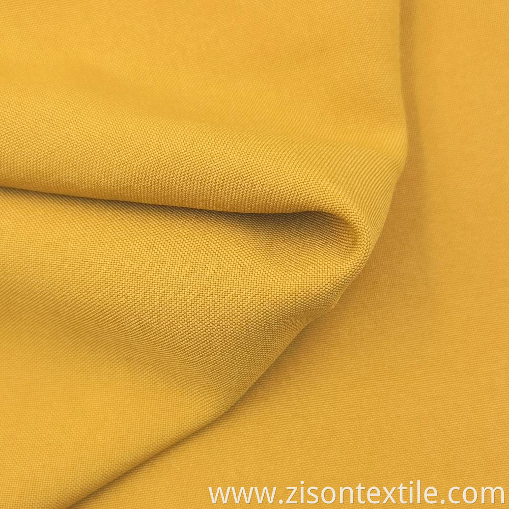 Anti Wrinkle Polyester Woven Dyed Yellow Trousers Fabric